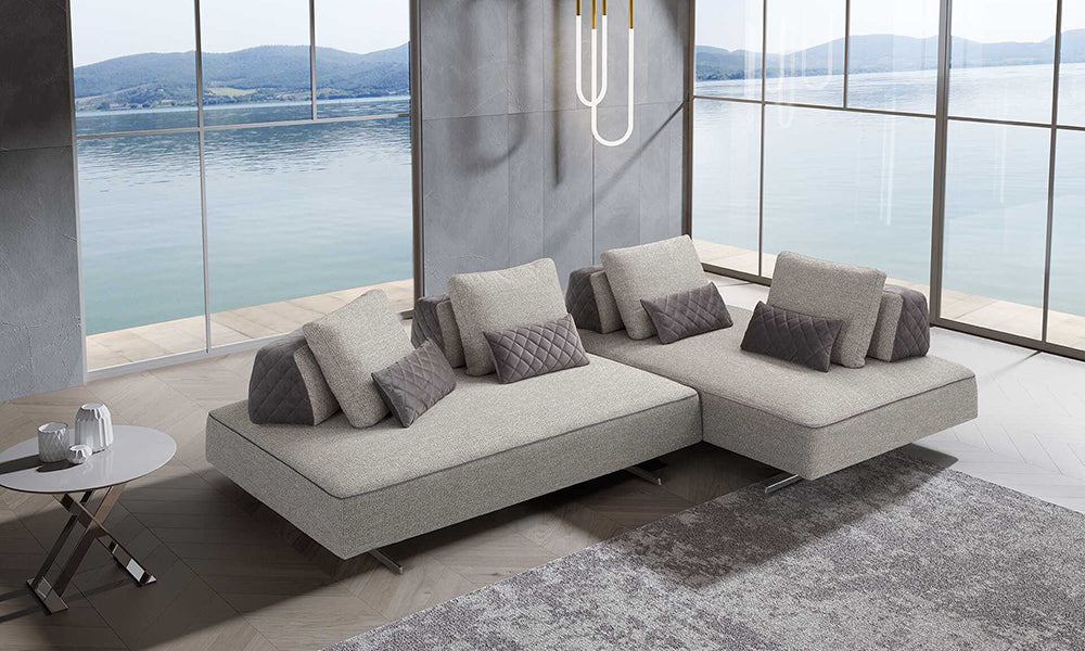 Stoff Ecksofa Turin