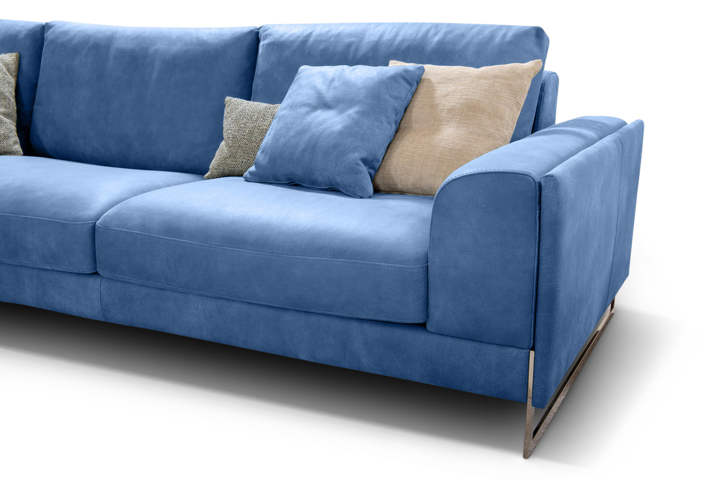 Blau / Links