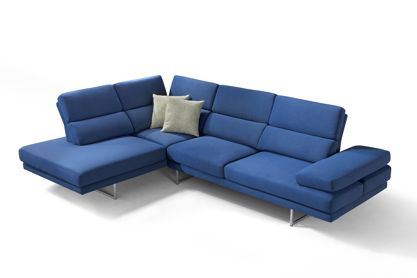 Blau / Links