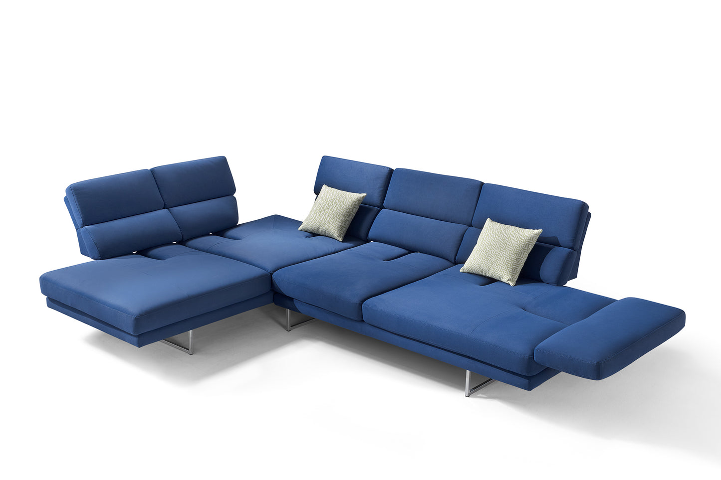 Blau / Links